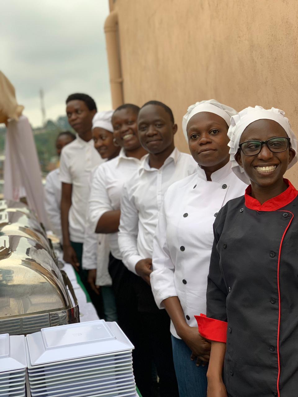 Serving guests